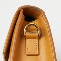 Jacquemus Tan Leather Le Grand Bambino Top Handle Bag