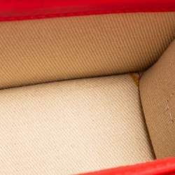 Pre Owned Jacquemus Red Leather Le Chiquito La Montagne Top Handle Bag