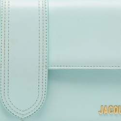 Pre Owned Jacquemus Blue Leather Le Bambino Long Shoulder Bag