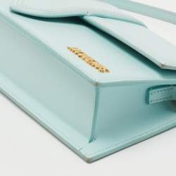 Pre Owned Jacquemus Blue Leather Le Bambino Long Shoulder Bag