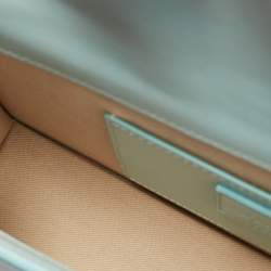 Pre Owned Jacquemus Blue Leather Le Bambino Long Shoulder Bag