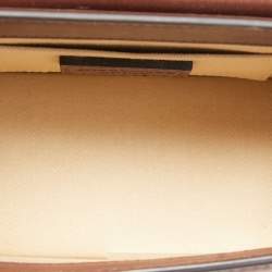 Pre Owned Jacquemus Dark Brown Leather Grand Le Chiquito Top Handle Bag