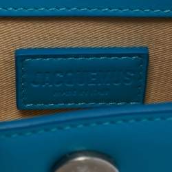 Pre Owned Jacquemus Blue Leather Mini Le Chiquito Bag