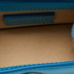 Pre Owned Jacquemus Blue Leather Mini Le Chiquito Bag