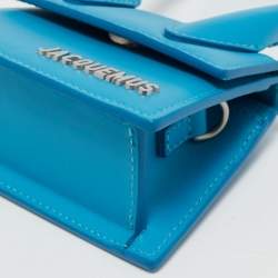 Pre Owned Jacquemus Blue Leather Mini Le Chiquito Bag