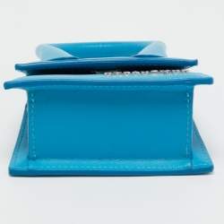 Pre Owned Jacquemus Blue Leather Mini Le Chiquito Bag