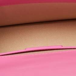 Pre Owned Jacquemus Pink Leather Le Bambino Long Shoulder Bag