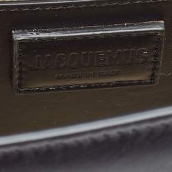 Jacquemus Black Leather Le Bambino Top Handle Bag