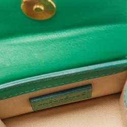 Pre Owned Jacquemus Green Leather Le Chiquito Mini Bag