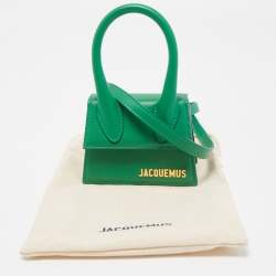 Pre Owned Jacquemus Green Leather Le Chiquito Mini Bag