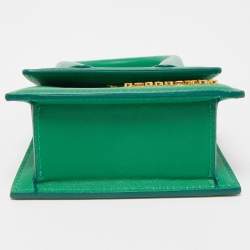 Pre Owned Jacquemus Green Leather Le Chiquito Mini Bag