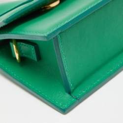 Pre Owned Jacquemus Green Leather Le Chiquito Mini Bag