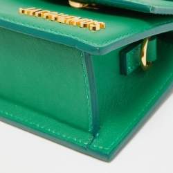 Pre Owned Jacquemus Green Leather Le Chiquito Mini Bag