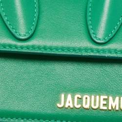 Pre Owned Jacquemus Green Leather Le Chiquito Mini Bag