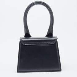 Jacquemus Black Leather Mini Le Chiquito Bag
