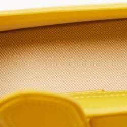 Jacquemus Yellow Leather Le Bambino Top Handle Bag
