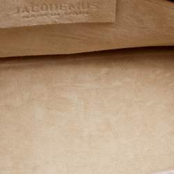 مملوكة مسبقًا Jacquemus Pink Leather Asymmetrical Shoulder Bag 