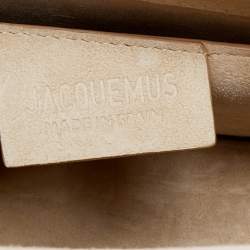 مملوكة مسبقًا Jacquemus Pink Leather Asymmetrical Shoulder Bag 