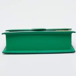 Jacquemus Green Leather Le Grand Bambino Top Handle Bag