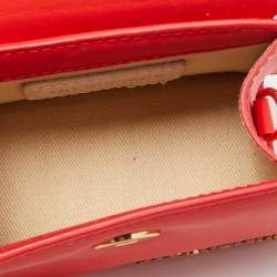 Jacquemus Matte Red Leather Mini Le Chiquito Top Handle Bag