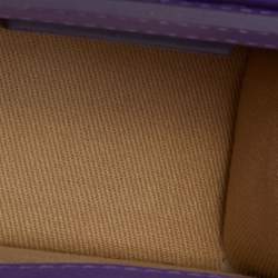 Pre Owned Jacquemus Purple Leather Mini Le Chiquito Bag