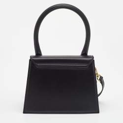 Pre Owned حقيبة جاكويموس غراند لو شيكيتو جلد وردي بيد علوية