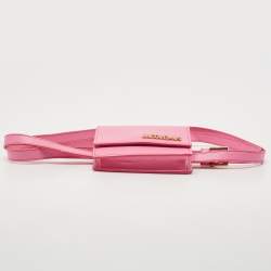 Pre Owned Jacquemus Pink Leather La Ceinture Bello Belt Bag