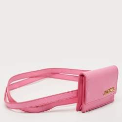 Pre Owned Jacquemus Pink Leather La Ceinture Bello Belt Bag