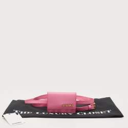 Pre Owned Jacquemus Pink Leather La Ceinture Bello Belt Bag