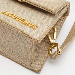 Pre Owned Jacquemus Beige Canvas Mini Le Chiquito Bag