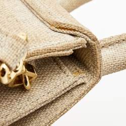 Pre Owned Jacquemus Beige Canvas Mini Le Chiquito Bag
