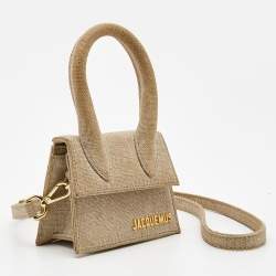 Pre Owned Jacquemus Beige Canvas Mini Le Chiquito Bag