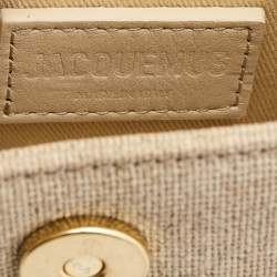Pre Owned Jacquemus Beige Canvas Mini Le Chiquito Bag