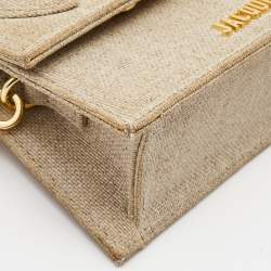 Pre Owned Jacquemus Beige Canvas Mini Le Chiquito Bag