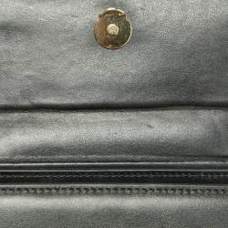Pre Owned Jacquemus Black Leather Le Chiquito Noeud Top Handle Bag
