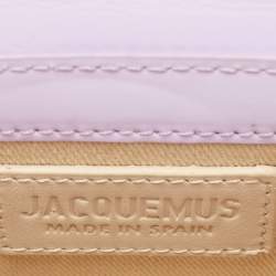 Jacquemus Lilac Leather Mini Le Chiquito Top Handle Bag