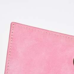 Jacquemus Pink Nubuck Leather Le Chiquito Noeud Top Handle Bag