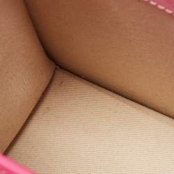Jacquemus Pink Nubuck Leather Le Chiquito Noeud Top Handle Bag