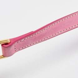 Jacquemus Pink Nubuck Leather Le Chiquito Noeud Top Handle Bag