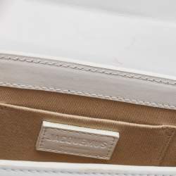 Jacquemus White Leather Le Chiquito Top Handle Bag