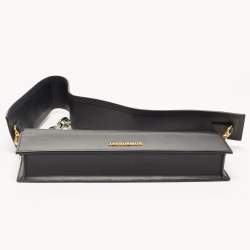 Pre Owned Jacquemus Black Leather Le Ciu Ciu Shoulder Bag