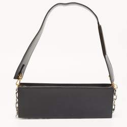 Pre Owned Jacquemus Black Leather Le Ciu Ciu Shoulder Bag