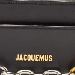 Pre Owned Jacquemus Black Leather Le Ciu Ciu Shoulder Bag