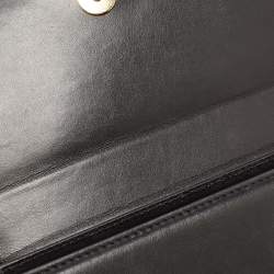 Jacquemus Black Leather Grand Le Chiquito Top Handle Bag