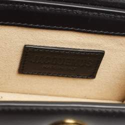 Jacquemus Black Leather Mini Le Chiquito Top Handle Bag