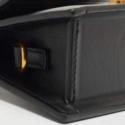 Jacquemus Black Leather Mini Le Chiquito Top Handle Bag