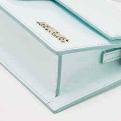 Jacquemus Light Blue Leather Le Bambino Long Shoulder Bag