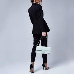 Jacquemus Light Blue Leather Le Bambino Long Shoulder Bag