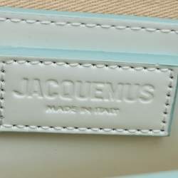 Jacquemus Light Blue Leather Le Bambino Long Shoulder Bag