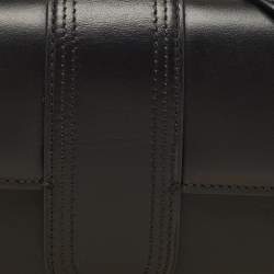 Pre Owned Jacquemus Black Leather Le Grand Bambino Top Handle Bag